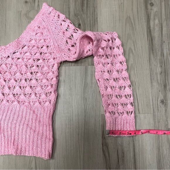 EUC Vintage 90’s y2k Smudge sweater in pink sz XL - Picture 9 of 14